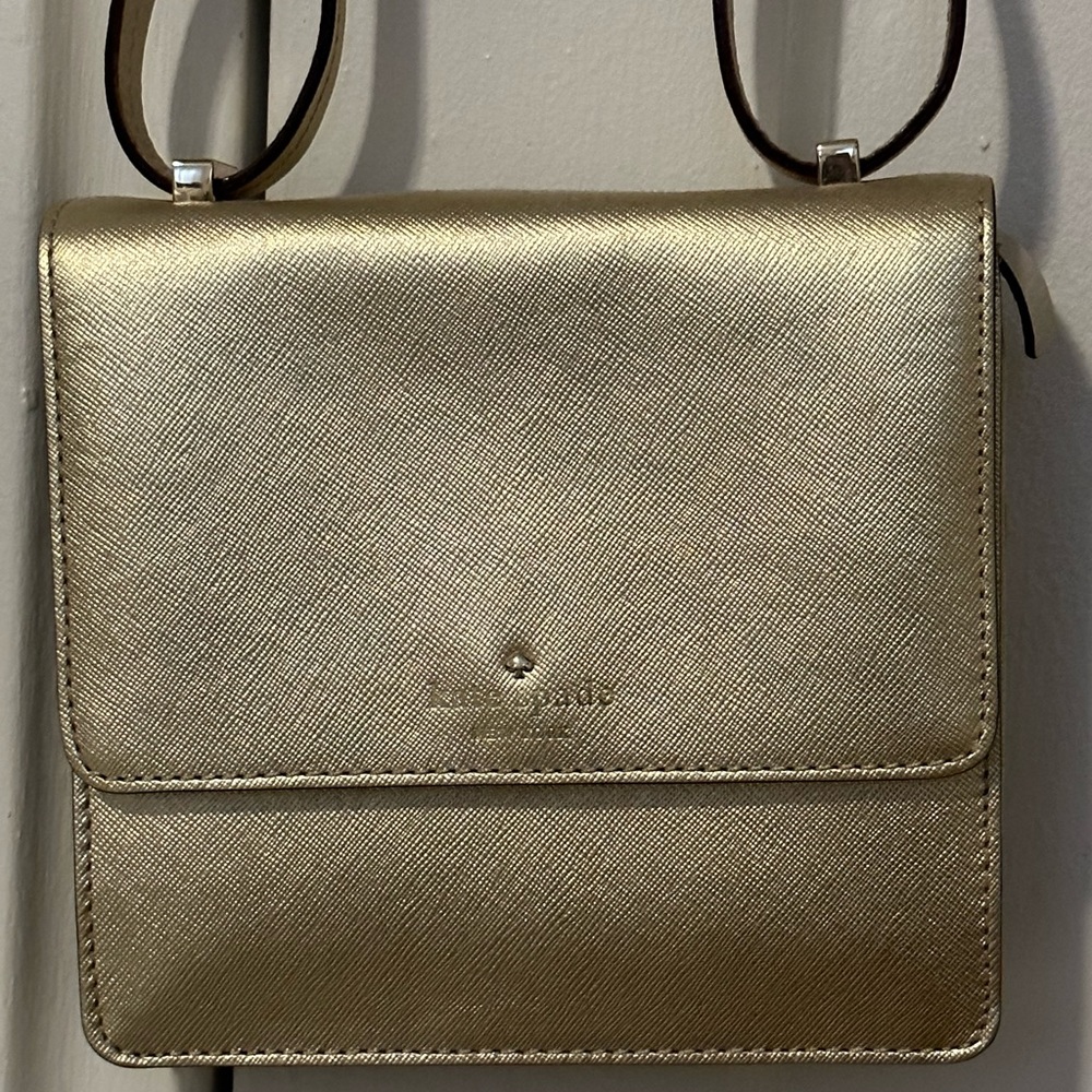 Kate Spade Gold Crossbody Bag